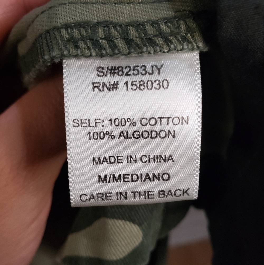 CL🚨 Love Tree Camo Utility Jacket size Medium Green - Picture 7 of 9